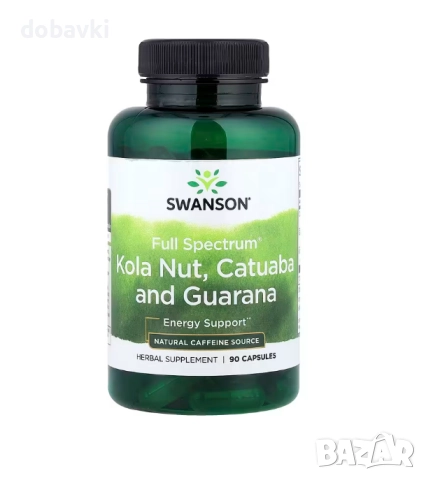 Swanson, Full Spectrum® Kola Nut, Catuaba and Guarana, 90 Capsules