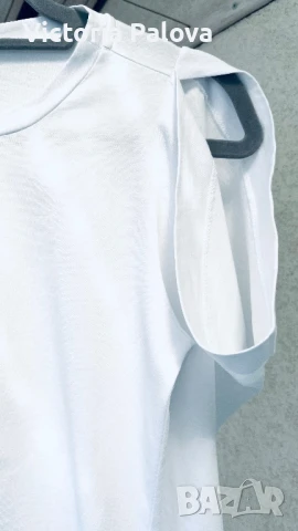 PINKO Италия оригинал интересна бяла блуза, снимка 6 - Корсети, бюстиета, топове - 50857496