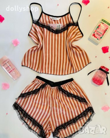 Висококачествено Дамско Бельо от Сатен от Две Части - Различни Цветове, снимка 9 - Бельо - 33411460