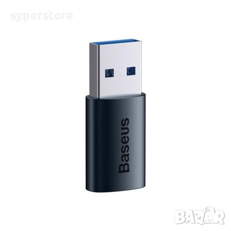 Преходник Адаптер от USB-A Мъжко към USB Type C Женско Baseus ZJJQ000103 Adapter USB-A to USB-C , снимка 1 - Кабели и адаптери - 38147120