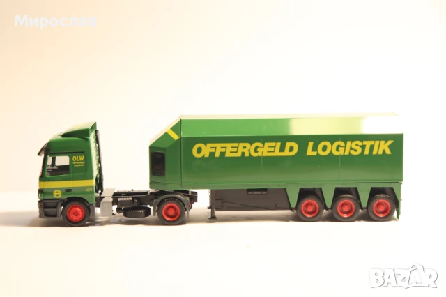 HERPA H0 1/87 MERCEDES КАМИОН МОДЕЛ ТРАНСПОРТ НА СТЪКЛО
