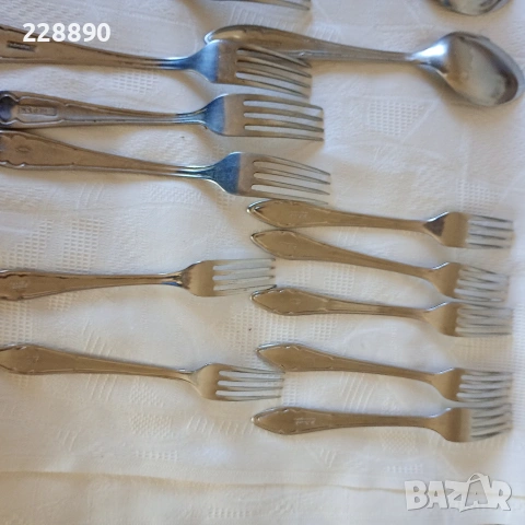 Вилици и лъжици П.Денев, снимка 14 - Прибори за хранене, готвене и сервиране - 53050735