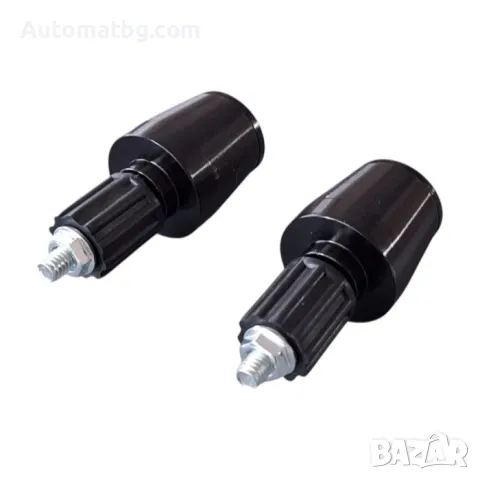 Краш тапи за мотоциклет Automat, 2бр, 70x30мм, Алуминий, Черен, снимка 2 - Аксесоари и консумативи - 49517112