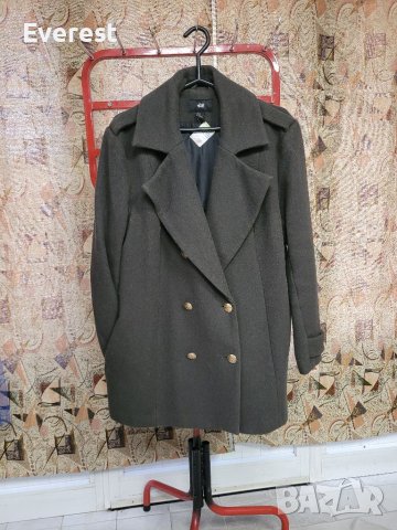 Палто H&M масленозелено- 44 размер, снимка 12 - Палта, манта - 38261110