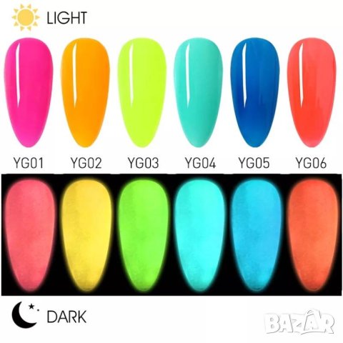 Canni гел лак Fluorescence Gel, снимка 3 - Продукти за маникюр - 37255420