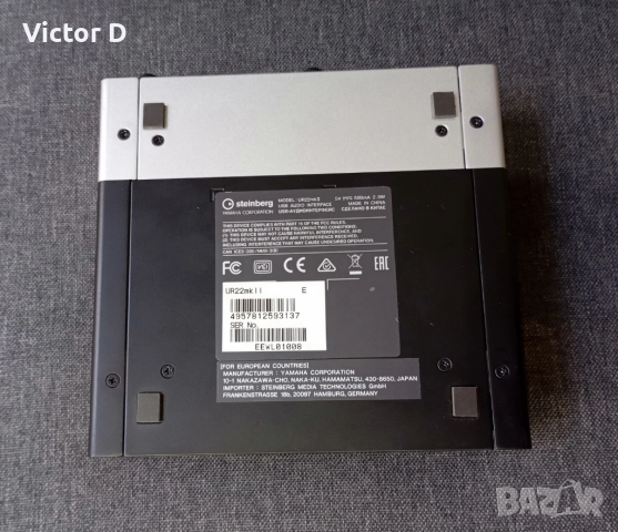 Steinberg UR22 MKII-Звукова карта , снимка 7 - Други - 52538412
