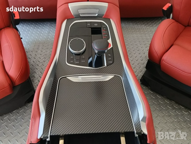 Нов салон седалки BMW XM X8 G09 Individual Leder Sakhir Orange Carbon, снимка 3 - Части - 52087660