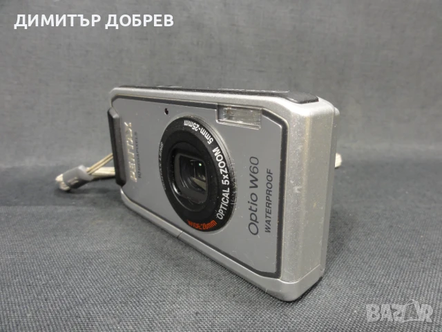 ФОТОАПАРАТ PENTAX OPTIO W60 10MP DIGITAL CAMERA, снимка 2 - Фотоапарати - 50644367