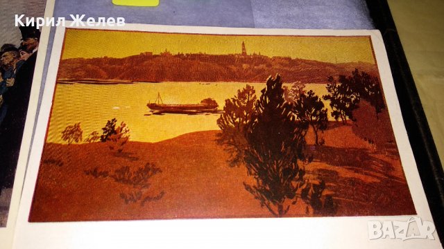 ЛОТ ЧЕТИРИ СТАРИ РУСКИ и НЕМСКИ КРАСИВИ ПОЩЕНСКИ КАРТИЧКИ ТЕМА ИЗКУСТВО 6477, снимка 4 - Филателия - 38563213