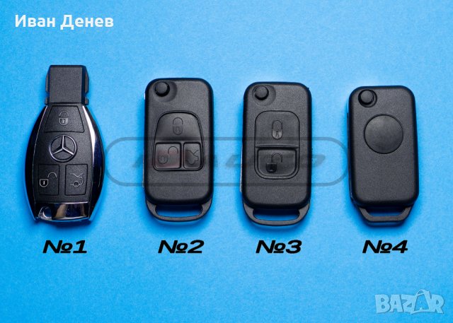 Ключ кутийка за Mercedes Benz / Мерцедес сгъваема автоключ w163 w211