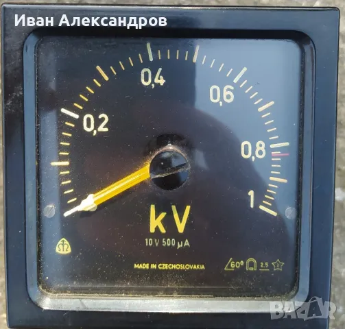 Стар волтметър - чехословашки