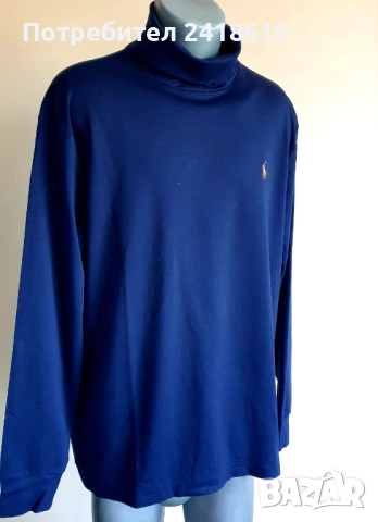 POLO Ralph Lauren Cotton Pima Soft Touch Turtleneck Mens Size  XL НОВО! ОРИГИНАЛ! Мъжко Памучно Поло, снимка 10 - Пуловери - 52225959