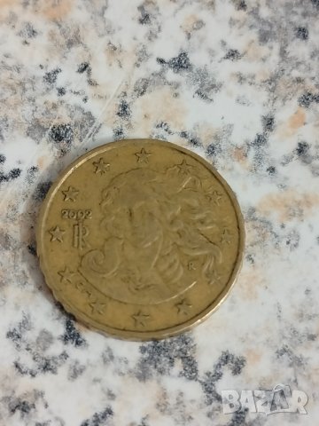 Монета Италия 10 евроцента 2002 