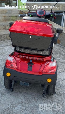 НОВ МОДЕЛ 2024 Електрическа Триколка FM1-LUX 1500W - RED/BLACK, снимка 3 - Инвалидни скутери - 38255660