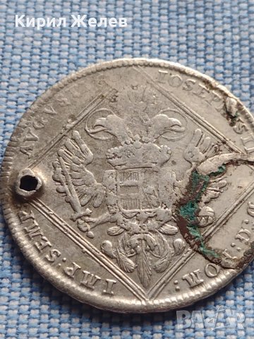 Сребърна монета 20 кройцера 1770г. Йозеф втори Нюрнберг Свещена Римска Империя 13759, снимка 6 - Нумизматика и бонистика - 42983568
