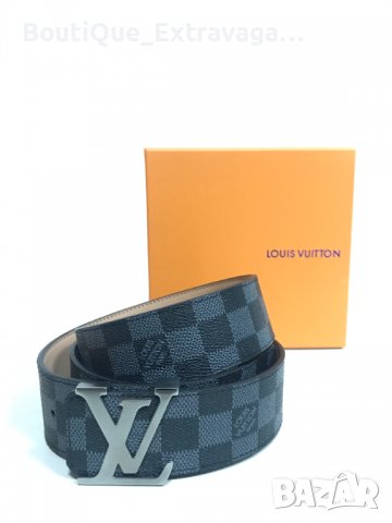 Мъжки подаръчен комплект колан Louis Vuitton 012 !!!, снимка 1 - Колани - 38976429