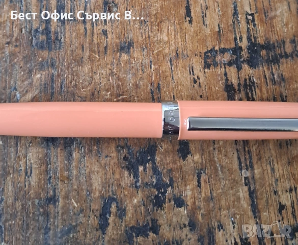 химикалка HUGO BOSS Gear Icon светлооранжев лак лого на пръстена, снимка 6 - Ученически пособия, канцеларски материали - 53382625