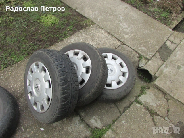 Джанти 5x110 с гуми 195/65/15 Опел, снимка 3 - Гуми и джанти - 53495222