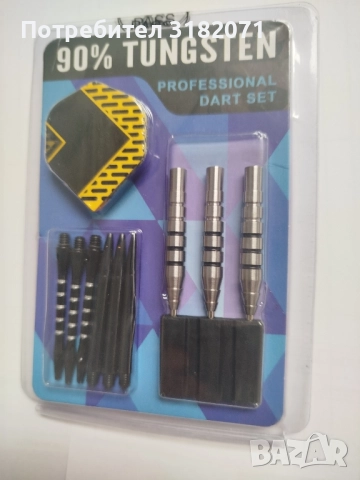 90% tungsten професионални стрели за дартс, 22гр, снимка 6 - Дартс - 51487361