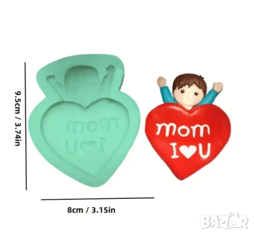 Молд за магнити за 8 март , снимка 2 - Форми - 51291005
