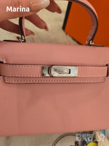 Налична чанта Hermes Mini Kelly, снимка 9 - Чанти - 53322258