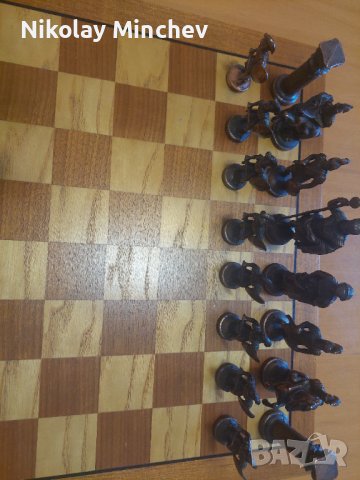 Шах с метални фигури , снимка 5 - Шах и табла - 43059851