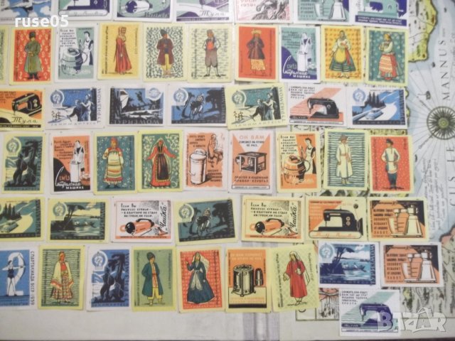 Лот от 100 бр. етикета за кибрит съветски, снимка 5 - Други ценни предмети - 28348634