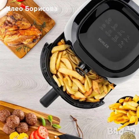 Фритюрник с горещ въздух MUHLER, 4L, 1500W, механичен