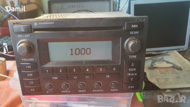 плеър,CD vw  (passat b5.5,golf 4 след 2002, шаран Поло ), снимка 3 - Части - 52665952