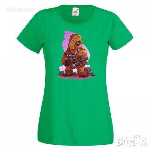Дамска тениска Star Wars Chewbacca Star Wars Игра,Изненада,Подарък,Геймър,, снимка 8 - Тениски - 36788788