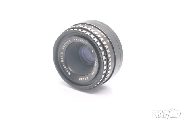 Обектив Mayer-Optik Gorlitz Domiplan 50mm f/2.8 на резба М42, снимка 2 - Обективи и филтри - 43169808