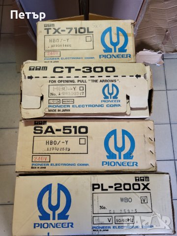 Pioneer система SA-610,CA-300,TX710L,PL-300,CS-E420 сет СИНЯ СЕРИЯ, снимка 10 - Аудиосистеми - 43484726