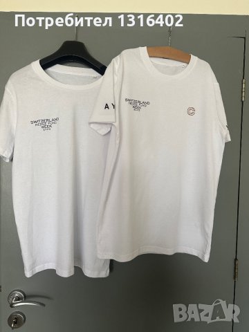 2бр нови памучни тениски размер S, снимка 3 - Тениски - 39865425