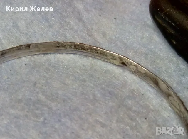 РАЗКОШНА СТАРИННА ФЛОРАЛНО ОРНАМЕНТИРАНА АР НУВО СРЕБЪРНА ГРИВНА СРЕБРО ВИСОКА ПРОБА 48408, снимка 6 - Антикварни и старинни предмети - 48493550