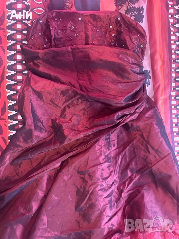 Червена рокля за свадба, снимка 2 - Рокли - 53121855