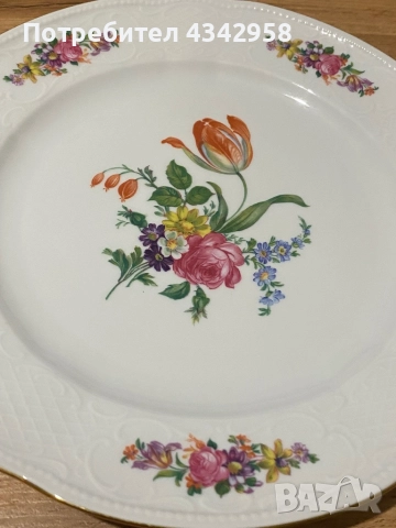 Seltmann Weiden. 1954 г. Порцеланова чиния., снимка 2 - Антикварни и старинни предмети - 52898818