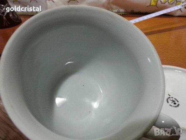 Стар български порцелан чаша за чай, снимка 8 - Антикварни и старинни предмети - 43899656