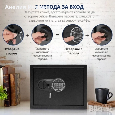 Електронен сейф 27 лв, Royalty , снимка 5 - Други стоки за дома - 51717968