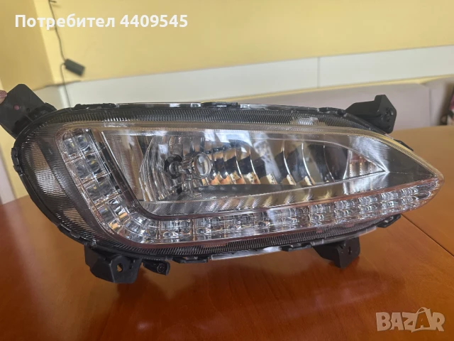 Десен халоген с LED светлина Хюндай Санта Фе/Тусон, снимка 4 - Части - 50507741