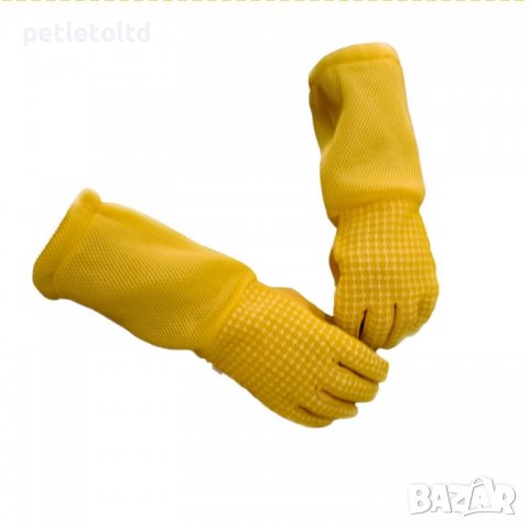 Пчеларски Гащеризони, Ръкавици Естествена кожа с ръкавели, снимка 8 - Други стоки за животни - 17671564