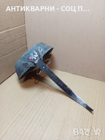 Соц Стар Ръчно Кован Меден Тиган. НОМЕР 716., снимка 8 - Антикварни и старинни предмети - 53513738