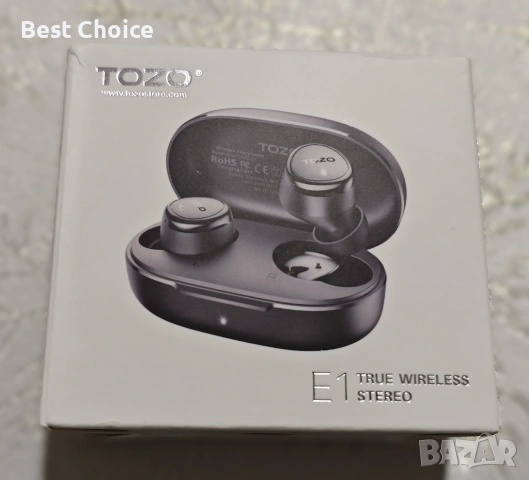 Безжични слушалки TOZO E1, снимка 5 - Безжични слушалки - 53043390