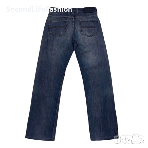 Мъжки дънки TOMMY HILFIGER Madison Straight Fit, W31 L34, с цип деним, син, снимка 2 - Дънки - 53020142