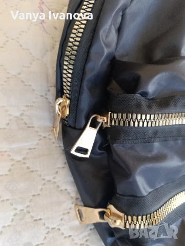 Defacto черна раница от шушляк., снимка 8 - Раници - 50734058