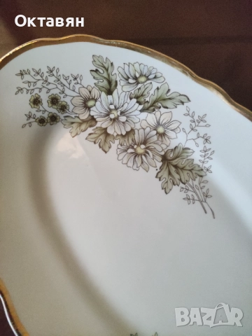 Порцеланово плато,чинии елипса, снимка 9 - Сервизи - 52854588