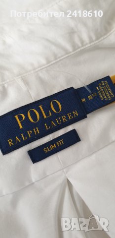 POLO Ralph Lauren Slim Fit Cotton Mens Size M ОРИГИНАЛ! НОВО! Мъжка Риза!, снимка 14 - Ризи - 43186737