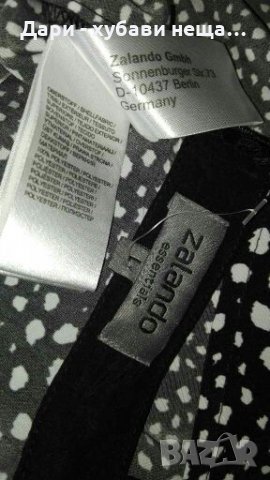 Елегантна рокля в черно и бяло👗🌹M/L,L👗🌹арт.1132, снимка 4 - Рокли - 33408793