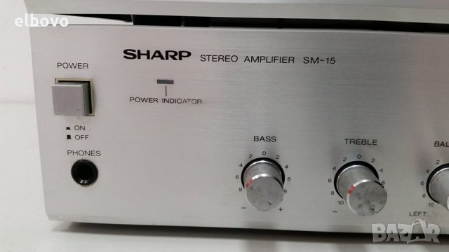 Стерео усилвател, тунер, дек Sharp SM-15, ST-15, RT-15, снимка 8 - Ресийвъри, усилватели, смесителни пултове - 28892627