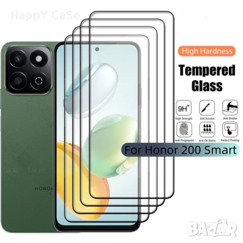 Honor 200 Smart / 200 Lite / 90 Lite / 70 Lite / OG PREMIUM Full Glue Стъклен протектор за цял екран, снимка 2 - Фолия, протектори - 40934732