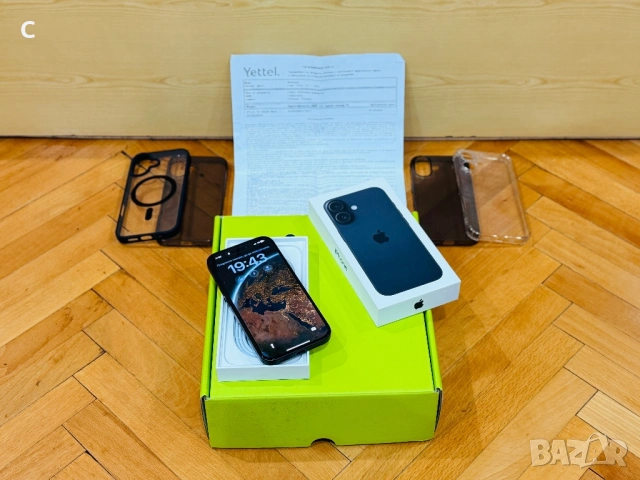 Iphone 16 Black 256GB / ГАРАНЦИЯ / Като НОВ !, снимка 3 - Apple iPhone - 53389974